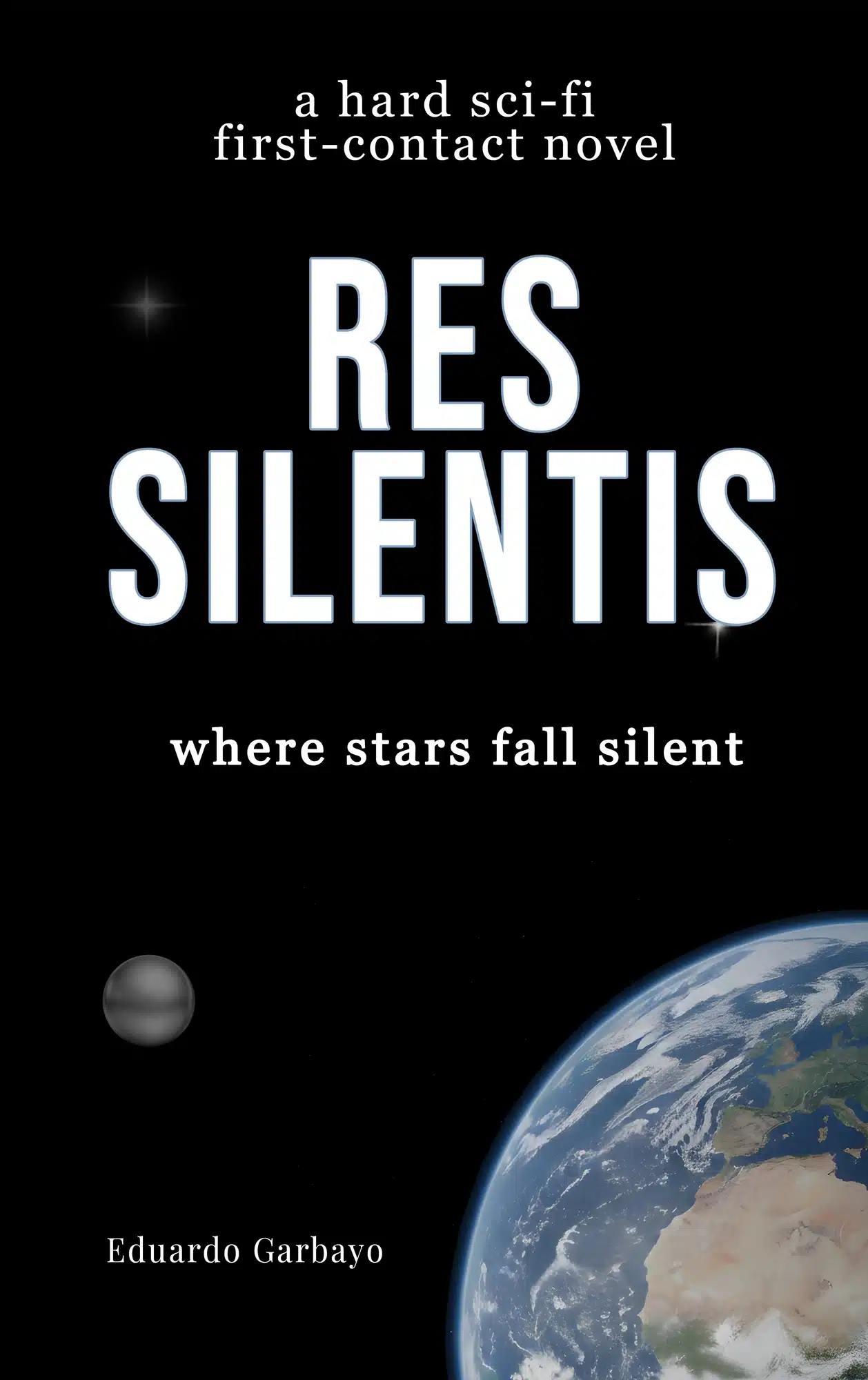Res Silentis - where stars fall silent - Eduardo Garbayo - cover